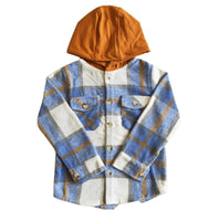 Hooded Flannel Button Ups