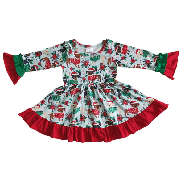 Vestido de cachorros de Navidad