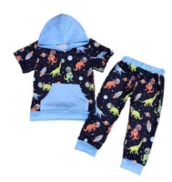 Conjunto de sudadera con capucha Space Dinos