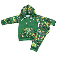 Conjunto de sudadera con capucha de tortugas