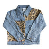 Leopard Jean Jacket