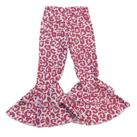 Campanas dobles de leopardo rosa