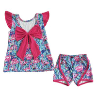 Flamingo-Shorts-Set