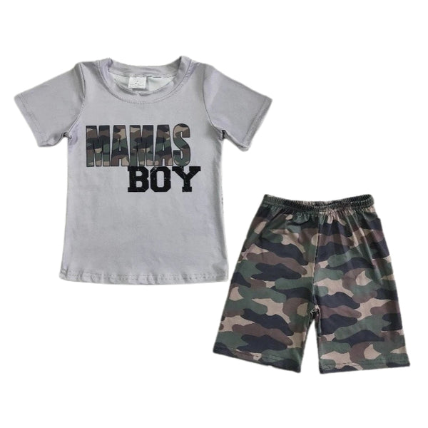 Camo Mama's Boy Set