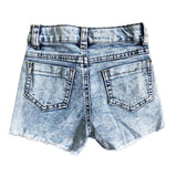 Jeans-Shorts-Set mit Highland-Cowboy-Motiv