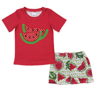 Wassermelonen-Shorts-Sets