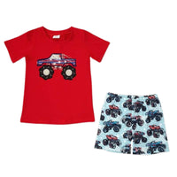 Monster Truck Shorts Set