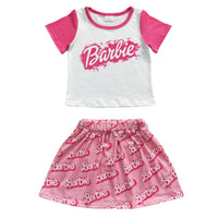 Doll Logo Skirt Set