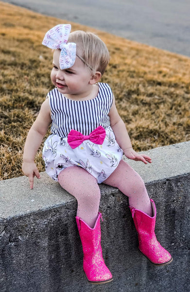 Striped Bubble Romper