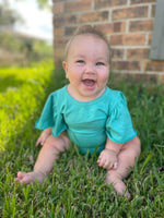 Teal Flutter Leo (Up to 4T)