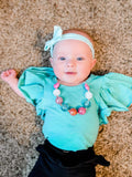 Teal Flutter Leo (Up to 4T)