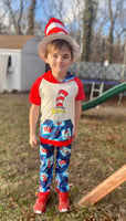 Cat in the Hat Pants Set