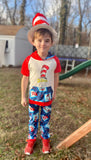 Cat in the Hat Pants Set