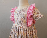 Bunnies & Chicks Ruffle Easter Dress