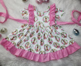 Classic Bunny Ruffle Easter Dress