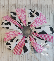 Pink Cow Fabric Tutu