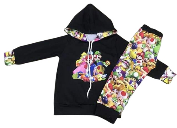 Mario Kapuzenpullover-Set