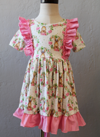 Classic Bunny Ruffle Easter Dress