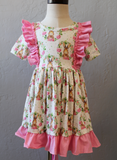 Classic Bunny Ruffle Easter Dress