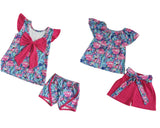 Flamingo-Shorts-Set