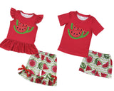 Wassermelonen-Shorts-Sets