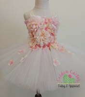 Floral Knee Length Tutu Dress