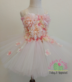 Floral Knee Length Tutu Dress