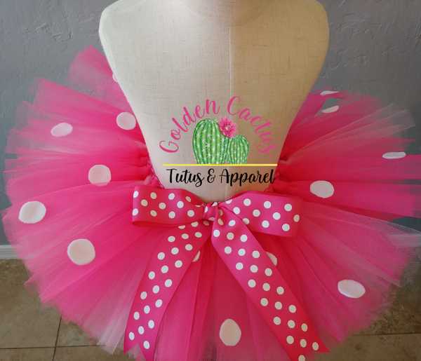 Polka Dot Minnie Themed Tutu