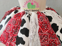 Classic Cowgirl Fabric Tutu