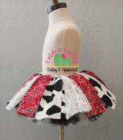 Classic Cowgirl Fabric Tutu