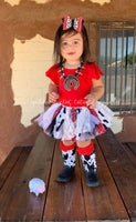 Classic Cowgirl Fabric Tutu