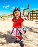 Classic Cowgirl Fabric Tutu