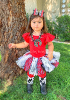 Classic Cowgirl Fabric Tutu