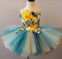 Floral Knee Length Tutu Dress