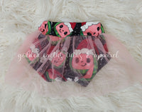 Christmas Cocomelon Skirted Bummie Set