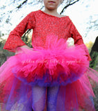 Extra wildes High Low Tutu zum Valentinstag