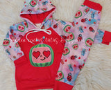 Coco Hearts Hoodie Set