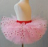 Tutu zum Valentinstag mit Bubblegum-Herzen