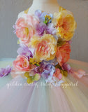 Floral Knee Length Tutu Dress