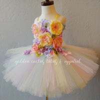 Floral Knee Length Tutu Dress