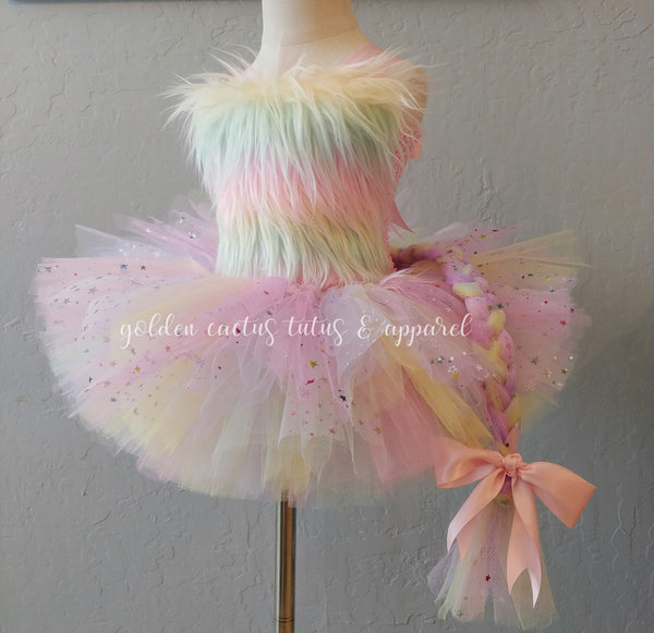 Tutu-Kleid mit Einhornmotiv