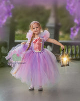 Deluxe Langhaar Prinzessin Tutu Kleid