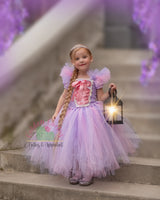 Deluxe Langhaar Prinzessin Tutu Kleid