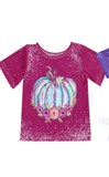 Fall Bleach Splatter Shirts - Purple and Pink