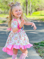 Classic Bunny Ruffle Easter Dress