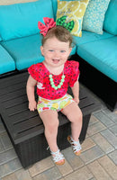 Watermelon Leotard (Up to 5T)